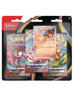 Pokémon – Tripack – Chaos Ascendant- en français (modèle alétoire)