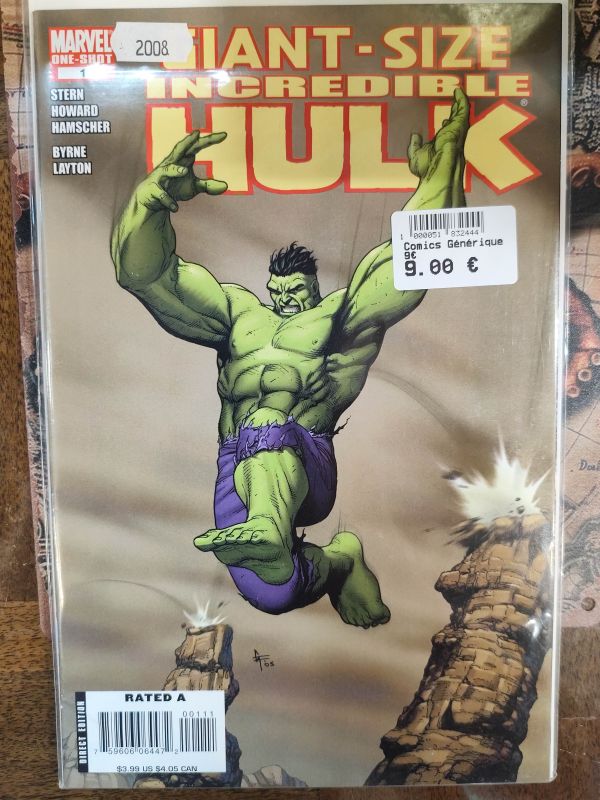 Marvel Comics: Giant-Size Incredible Hulk 1 One-Shot 2008