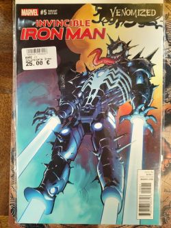 Marvel Comics: The Invicible IRON MAN 5 - Venomized Variant
