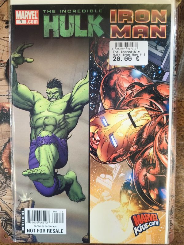 Marvel Comics: The Incredible HULK IRON MAN #1