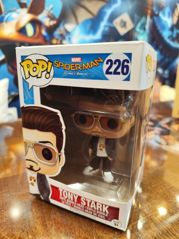 Funko Pop! Marvel's Spider-Man Homecoming Tony Stark #226 Vinyl Bobble-Head