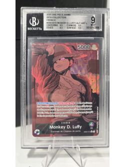 ONE PIECE - Monkey.D.Luffy EB02-010 V.2 -BGS 9  New Beckett Label