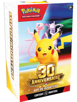 Pokémon - Bundle 6 Boosters 30ème Anniversaire