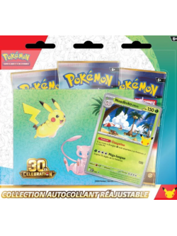 POKEMON 30 ans - Tripack Collection Autocolant