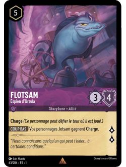 Lorcana - 1er Chapitre - Flotsam - Espion d'Ursula - 43