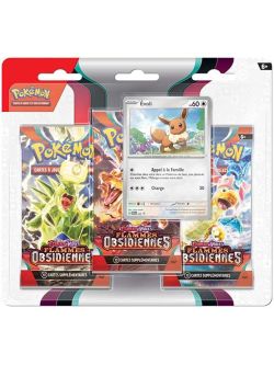 Pokemon - Tripack - EV03 – Flammes Obsidiennes - Evoli