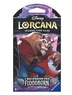 Lorcana  Disney - Booster Blister La bête - L'Ascension des Floodborn 2023