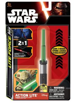 Disney - Jouet Sabre à ressort Yoda