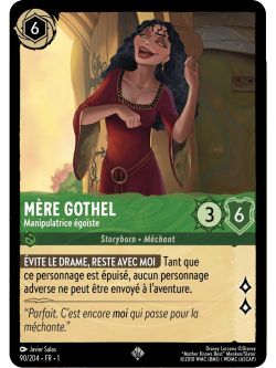 Lorcana - 1er Chapitre - Mère Gothel - Manipulatrice ègoïste - 90
