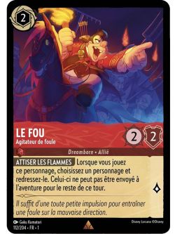 Lorcana - 1er Chapitre - Le Fou - Agitateur de foule - 112