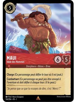 Lorcana - 1er Chapitre - Maui, Idol des Hommes - 114