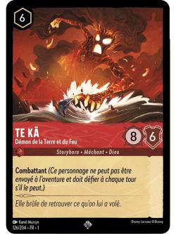 Lorcana - 1er Chapitre - Te Kā - Démon de la Terre et du Feu - 126
