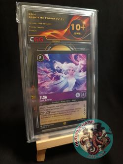 Lorcana Disney - Elsa - Esprit de l'hiver - First Print -  Grade 10+ Jewel