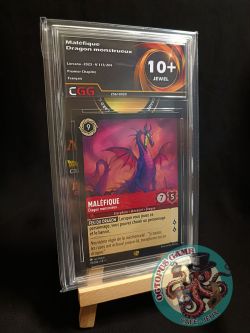 Lorcana Disney - Maléfique - Dragon monstrueux - First Print -  Grade 10+ Jewel