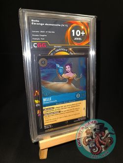 Lorcana Disney - Belle Étrange demoiselle Foil - First Print -  Grade 10+ Jewel