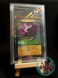 Lorcana Disney - Ursula La plus perfide de toutes Foil - Miss Print  -  Grade 10 Perfect