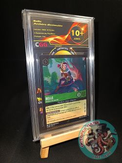 Lorcana Disney - Belle - Archère dissimulée Foil Errata - Grade 10+ Jewel