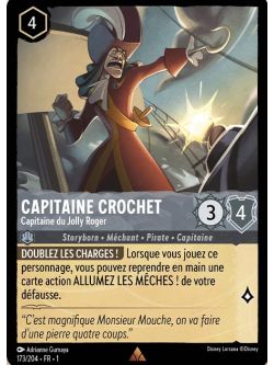 Lorcana - 1er Chapitre - Capitaine Crochet - Capitaine du Jolly Roger - 173