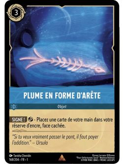 Lorcana - 1er Chapitre - Plume En Forme D'arête - 168