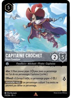 Lorcana - 1er Chapitre - Capitaine Crochet - Rêve d'aventure - 175