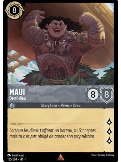 Lorcana - 1er Chapitre - Maui - Demi-dieu - 185