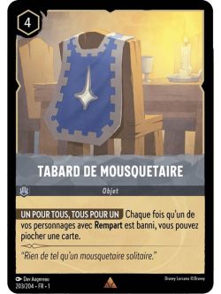 Lorcana - 1er Chapitre - Tabard de Mousquetaire - 203