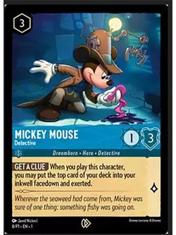 Lorcana - Promo - PR1 - Mickey Mouse - Detective