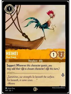 Lorcana - Promo - PR1 - Heihei Picoreur de bateau
